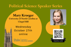 Mary Kroeger event flyer